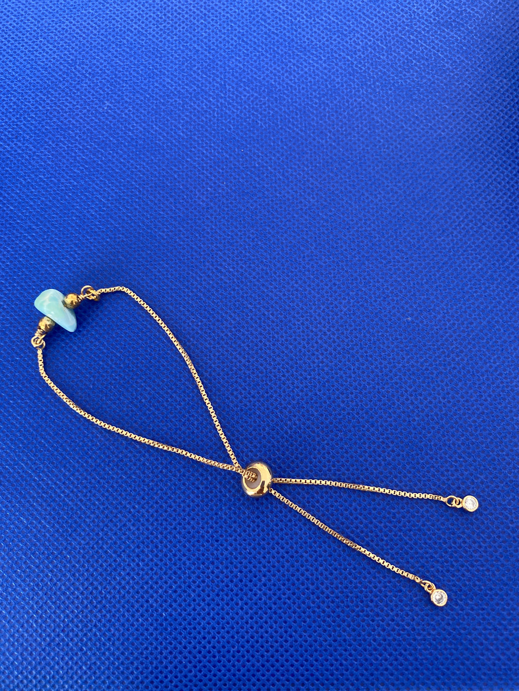 Pulsera chips de Larimar