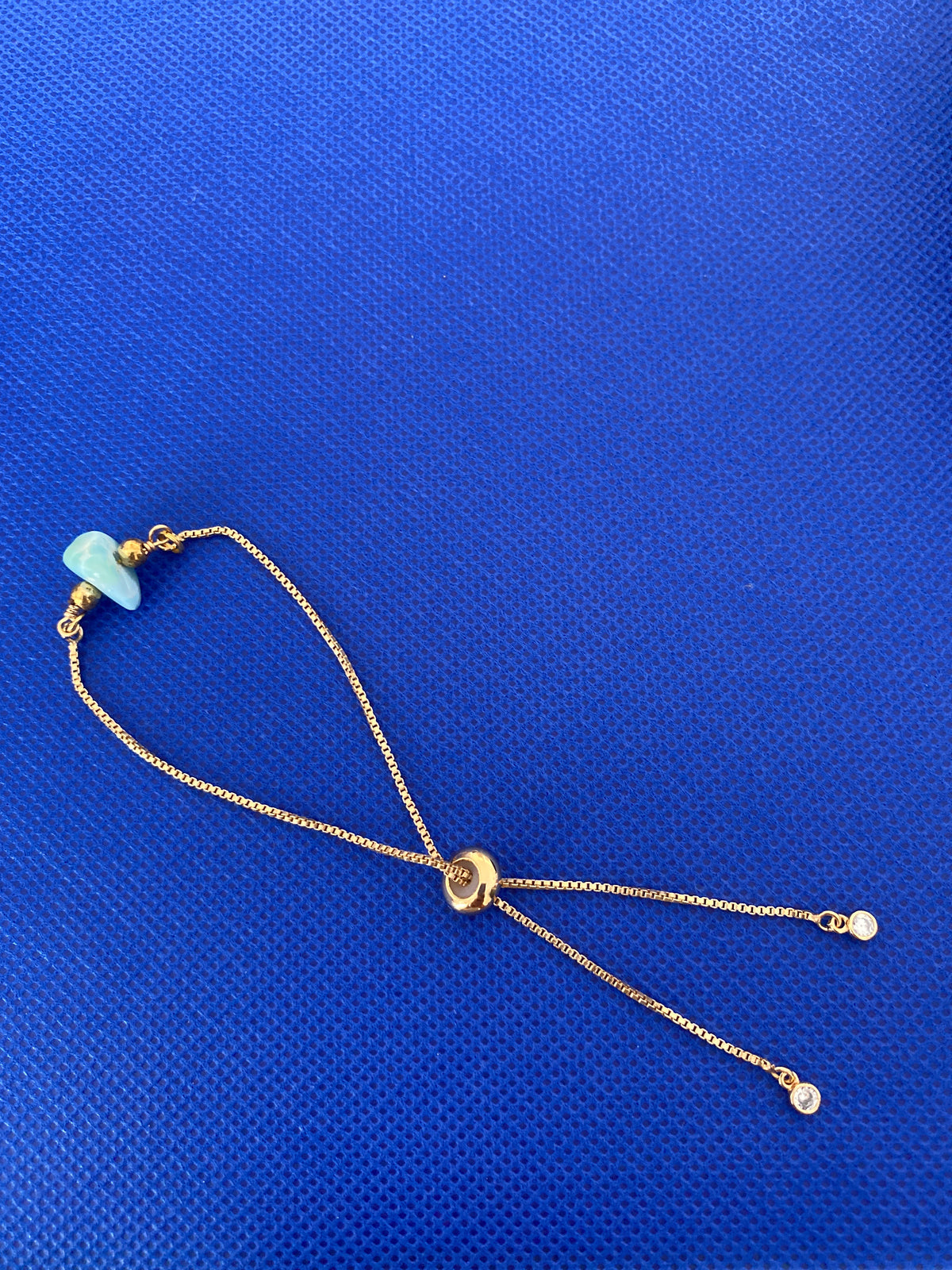 Pulsera chips de Larimar
