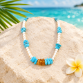 Collana Alba de Larimar, foto principale ambientata
